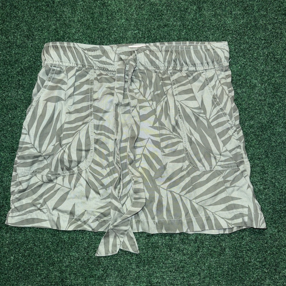 Nicole Miller Womens Floral Green Skirt Size Large 100% Lyocell W4